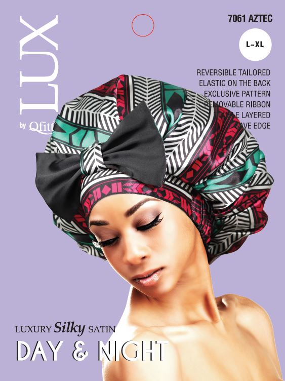 LUX SILK DAY &amp; NIGHT CAP XL AFRO (7061)
