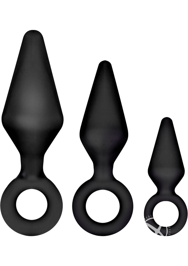 Luxe Candy Rimmer Silicone Anal Kit - 3 Piece