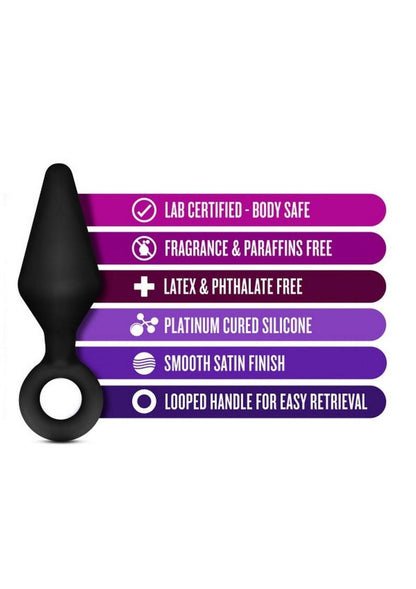 Luxe Candy Rimmer Silicone Anal Kit - 3 Piece