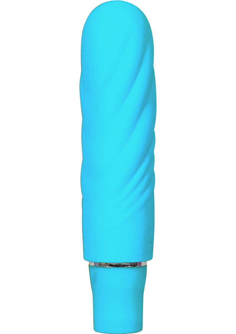 Luxe Nimbus Mini Silicone Vibrator Compact Aqua Power