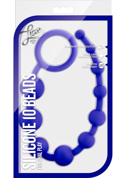 Luxe Silicone Anal Beads