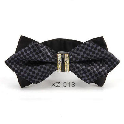 Luxury Men Polyester Bowtie Fashionable Bowtie Stylish Design Wedding Parties Bowties