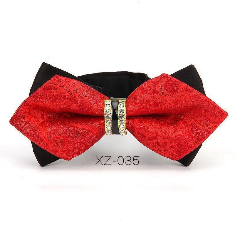 Luxury Men Polyester Bowtie Fashionable Bowtie Stylish Design Wedding Parties Bowties