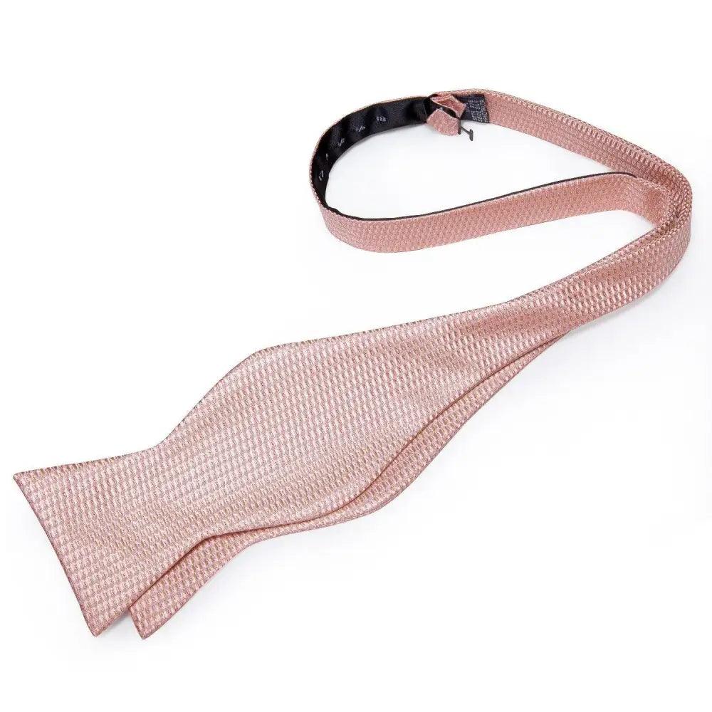 Luxury Pink Solid Men Bow Tie Silk Business Wedding Elegant Bowtie For Men Unique Desing For Every Occasion