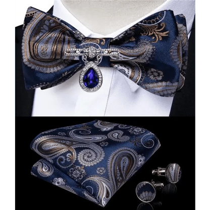 Luxury Pink Solid Men Bow Tie Silk Business Wedding Elegant Bowtie For Men Unique Desing For Every Occasion