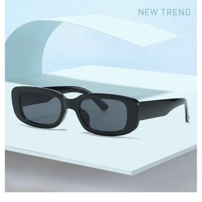 Luxury Square Black Women Retro Vintage Sunglasses Small Rectangle Female Sun Glasses Vintage Design Eyewear