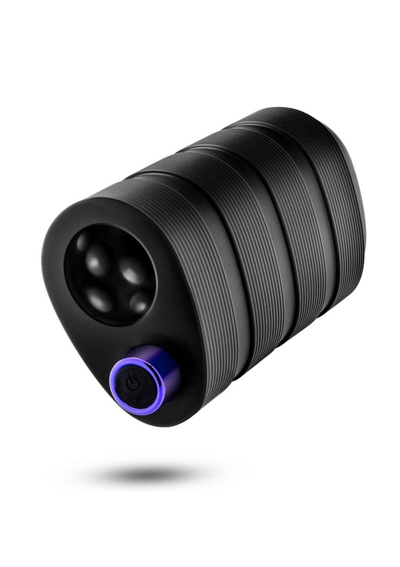 M Elite Platinum Strok Silicone Dual-End Pussy Masturbator