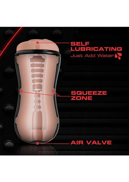 M For Men Soft Material Wet Self-Lubricating Compact Masturbator