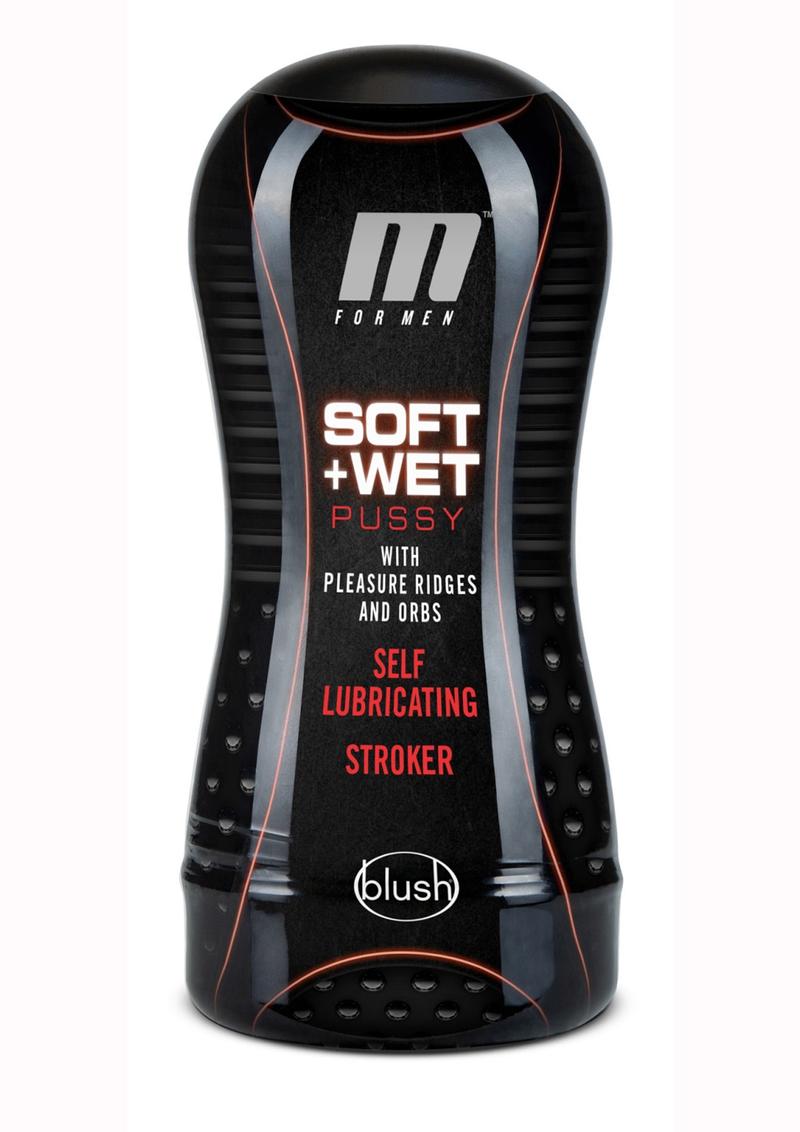 M For Men Soft Material Wet Self-Lubricating Compact Masturbator