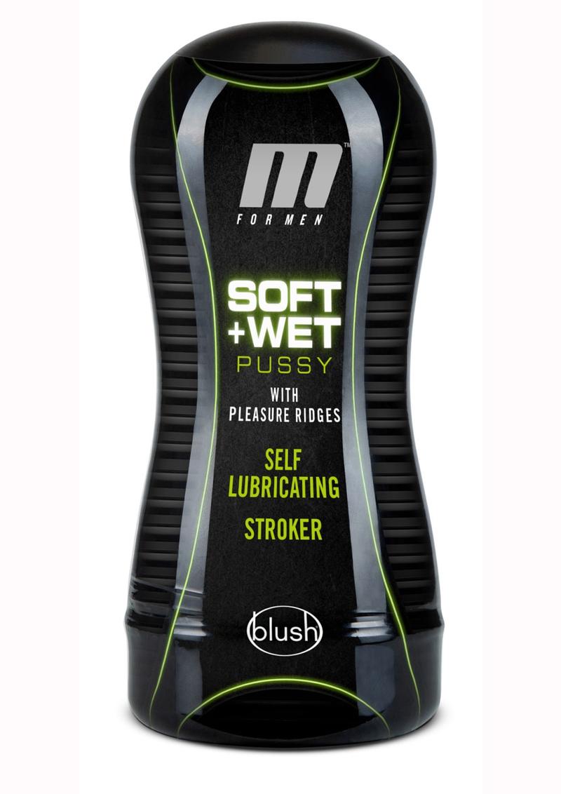 M For Men Soft + Wet Self-Lubricating Masturbator