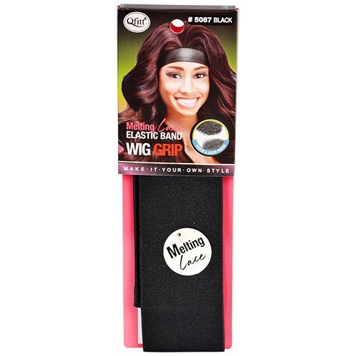 M &amp; M Melting Elastic Wig Grip 2" Black