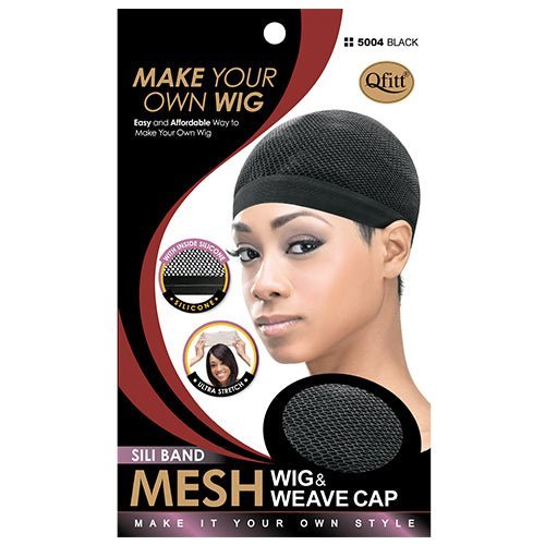 M &amp; M Silicon Weaving Cap: Black
