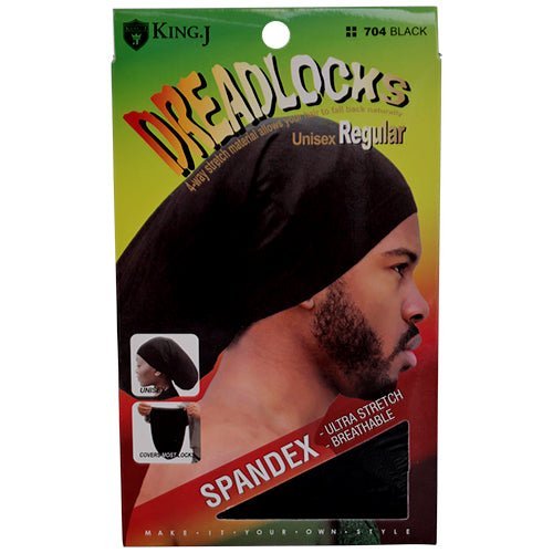 M &amp; M Spandex Cap for Dreadlocks Unisex Regular Black