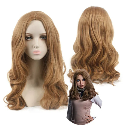 M3GAN 2.0 Cosplay Dress – Brown Uniform Set for Women &amp; Girls