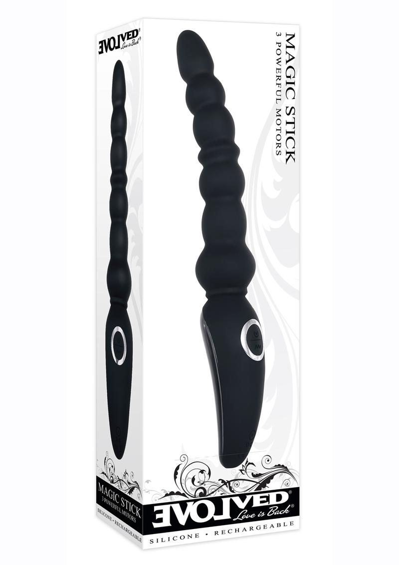 Magic Stick Silicone Beaded Vibrator