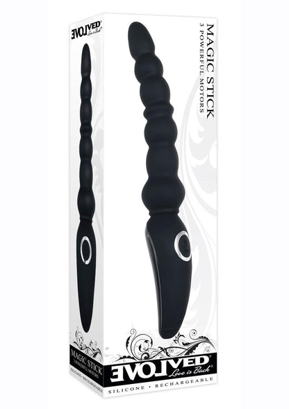 Magic Stick Silicone Beaded Vibrator