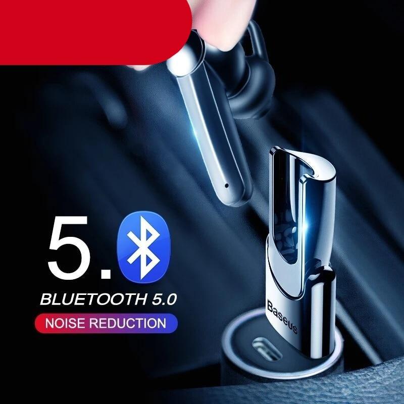 Magnetic Charging Wireless Bluetooth Earphone Bluetooth Headset Single Handsfree with Microphone Business Ear Updated Design with Industry Leading Sound &amp; Improved Comfort, Long Wireless Range,