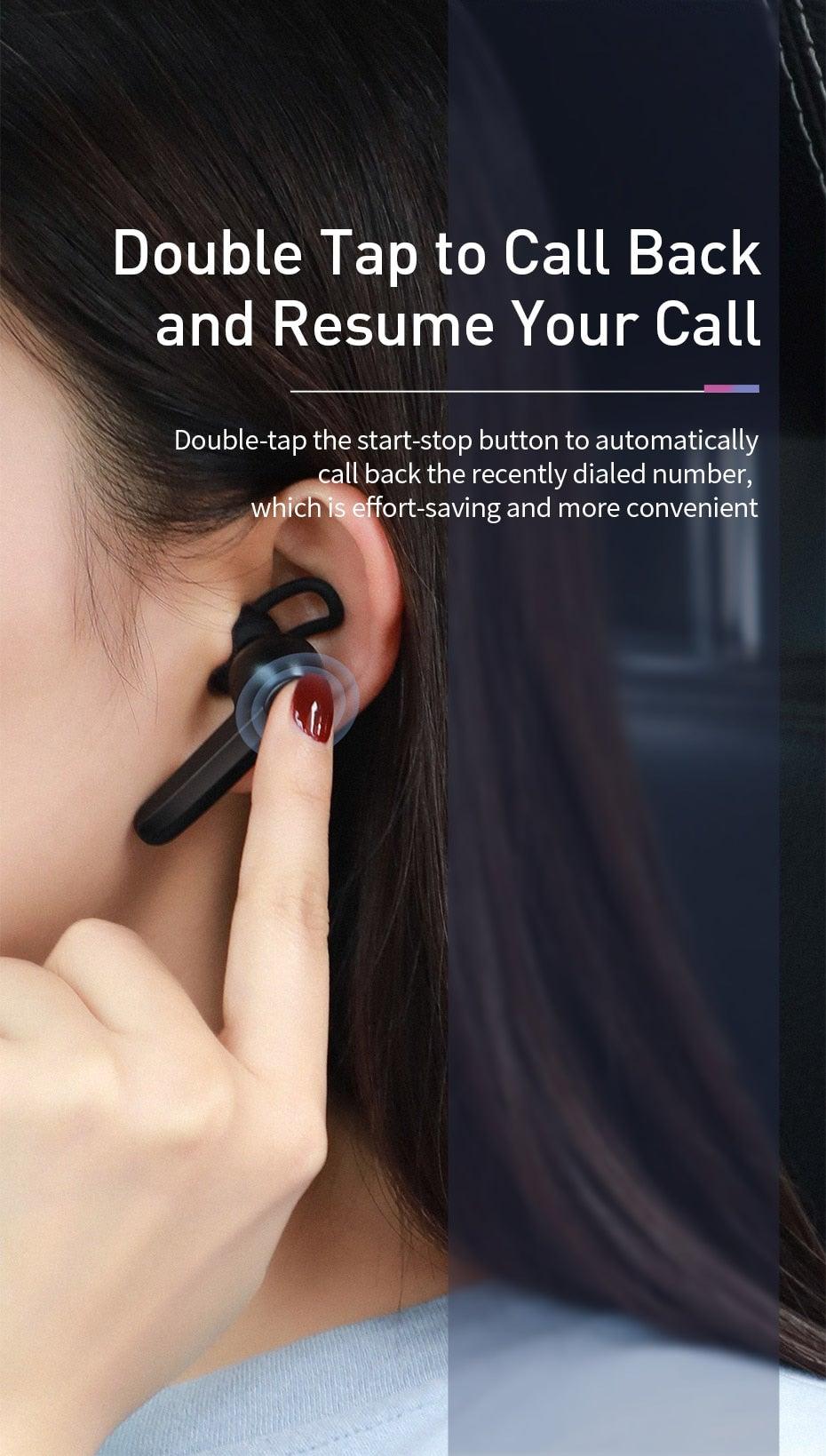 Magnetic Charging Wireless Bluetooth Earphone Bluetooth Headset Single Handsfree with Microphone Business Ear Updated Design with Industry Leading Sound &amp; Improved Comfort, Long Wireless Range,