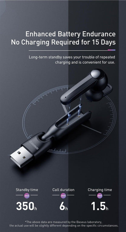 Magnetic Charging Wireless Bluetooth Earphone Bluetooth Headset Single Handsfree with Microphone Business Ear Updated Design with Industry Leading Sound &amp; Improved Comfort, Long Wireless Range,