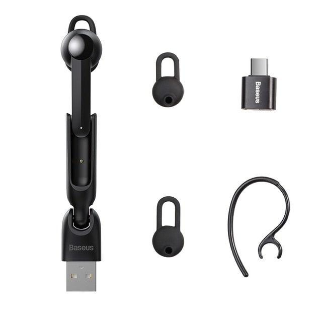 Magnetic Charging Wireless Bluetooth Earphone Bluetooth Headset Single Handsfree with Microphone Business Ear Updated Design with Industry Leading Sound &amp; Improved Comfort, Long Wireless Range,