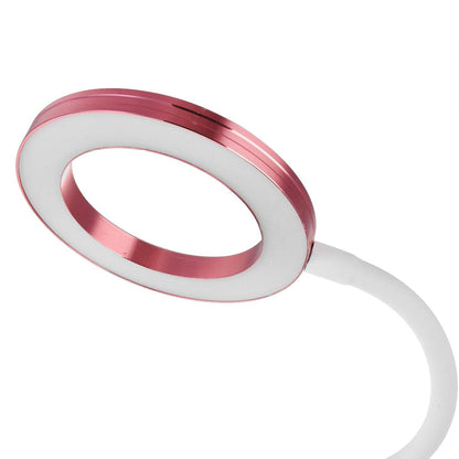 Magnifier Nail Beauty Light Tattoo Clip Light USB Table Lamp Flexible LED Desk Lamp Student Book Lights Study Lamp Reading Light Decorative Table Lamp Cute Study Lamps for Bedroom Décor