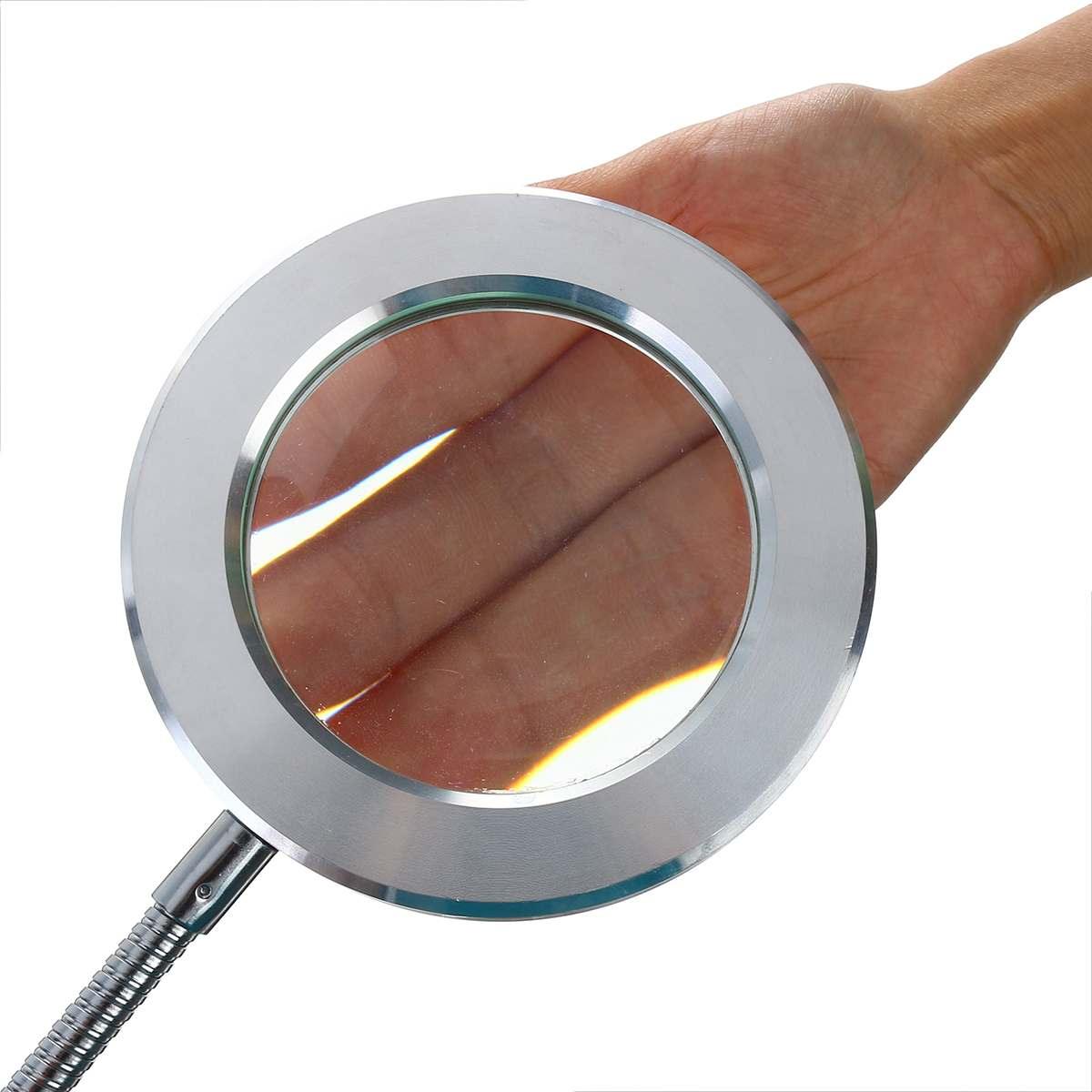 Magnifier Nail Beauty Light Tattoo Clip Light USB Table Lamp Flexible LED Desk Lamp Student Book Lights Study Lamp Reading Light Decorative Table Lamp Cute Study Lamps for Bedroom Décor