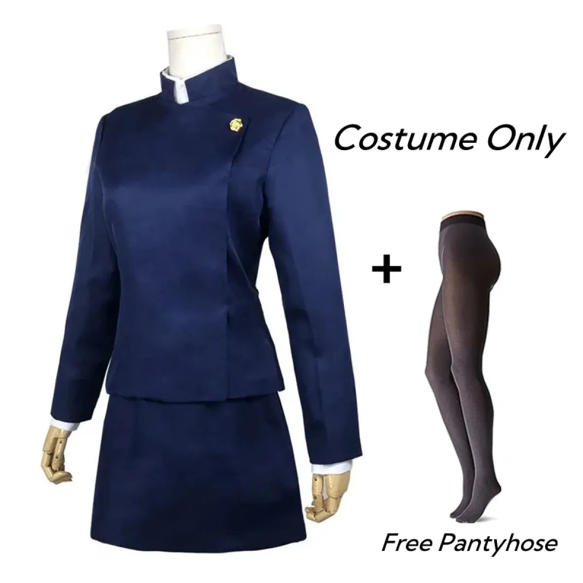 Jujutsu Kaisen Maki Zenin Cosplay Costume with Glasses and Wig