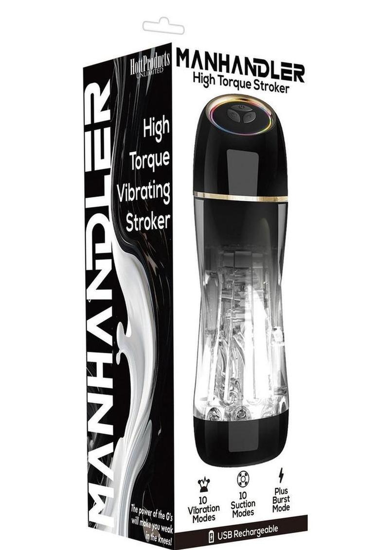 Manhandler High Torque Vibrating Stroker Suction Modes