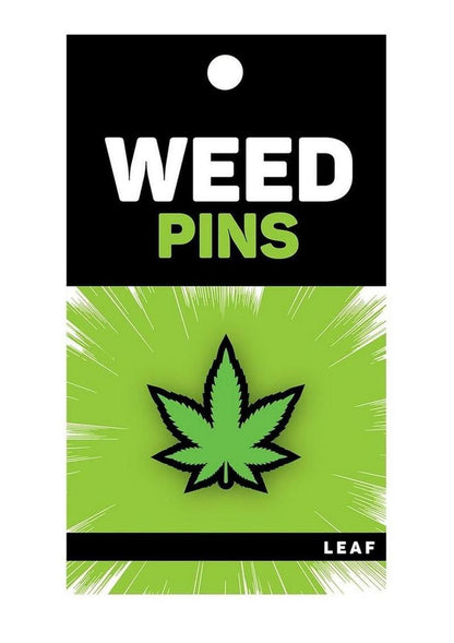 Weed Leaf Enamel Pin