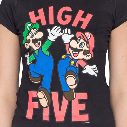 Mario &amp; Luigi High Five Sheer T-shirt