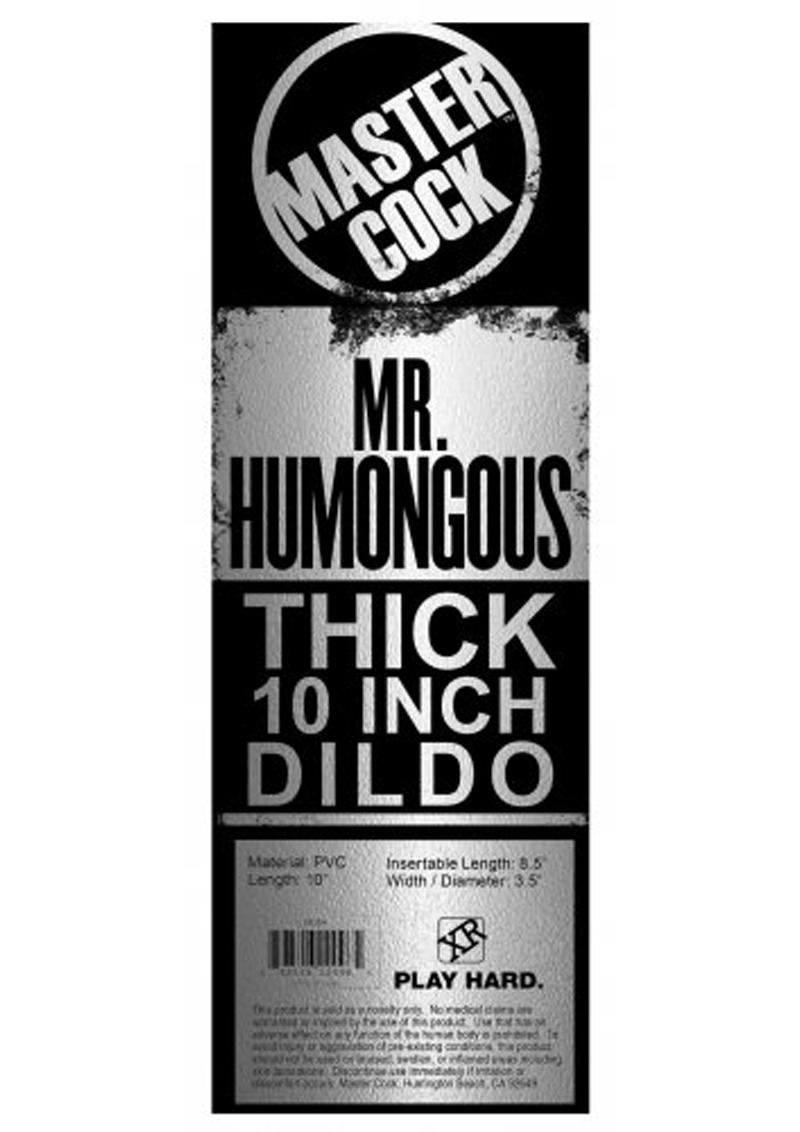 Master Cock Mr. Humongous Thick Dildo