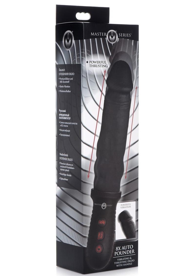 Pounder Vibrating And Thrusting Dildo