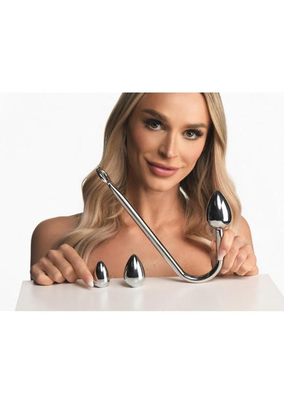 Master Series Anal Hook Trainer with 3 Interchangeable Plugs