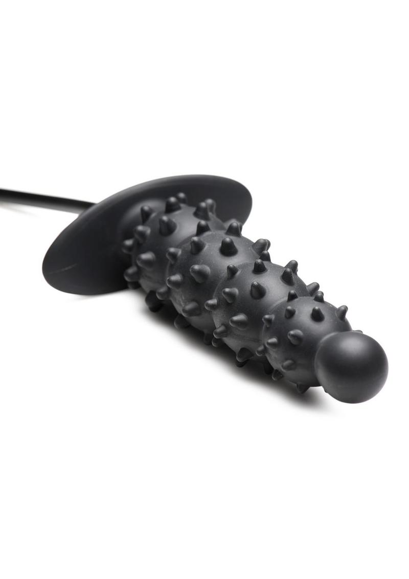 Ass Puffer Nubbed Inflatable Silicone Anal Plug