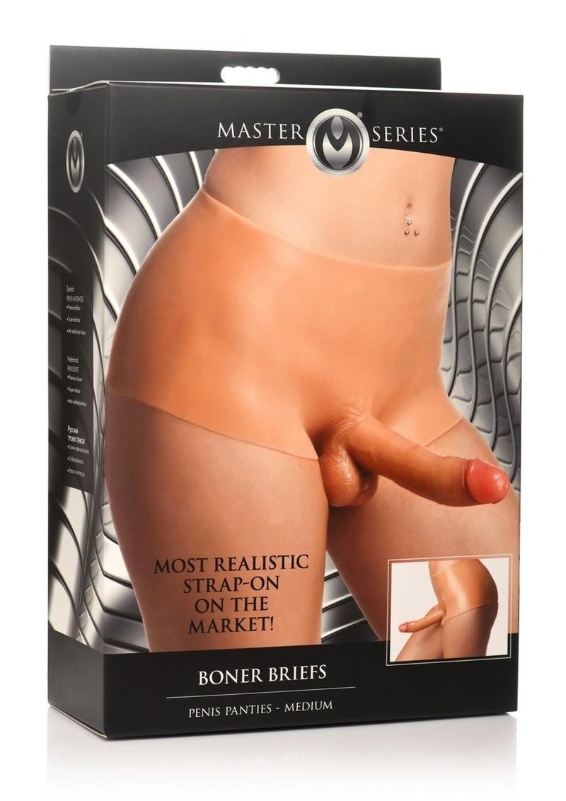 Master Series Boner Briefs Penis Panties - Most Realistic Strap-On