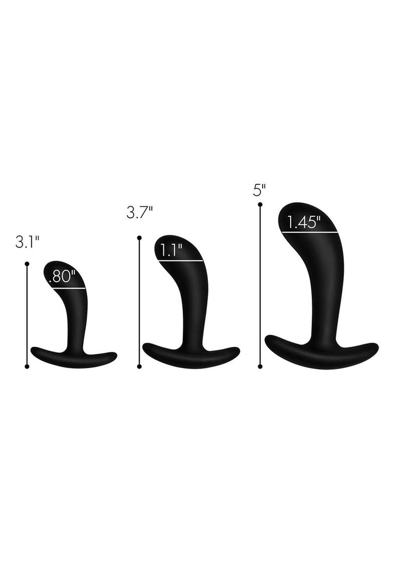 Dark Delights Curved Anal Trainer Set