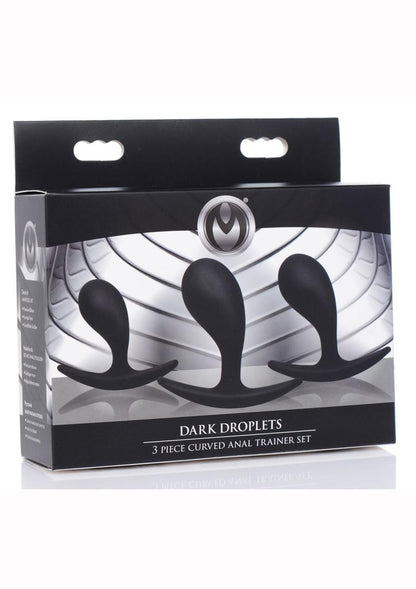 Master Series Dark Droplets Curved Anal Trainer