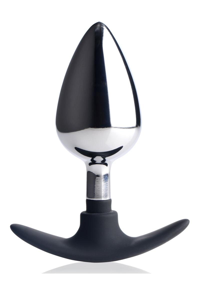 Dark Invader Metal and Silicone Anal Plug