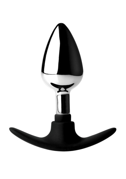 Dark Invader Metal and Silicone Anal Plug