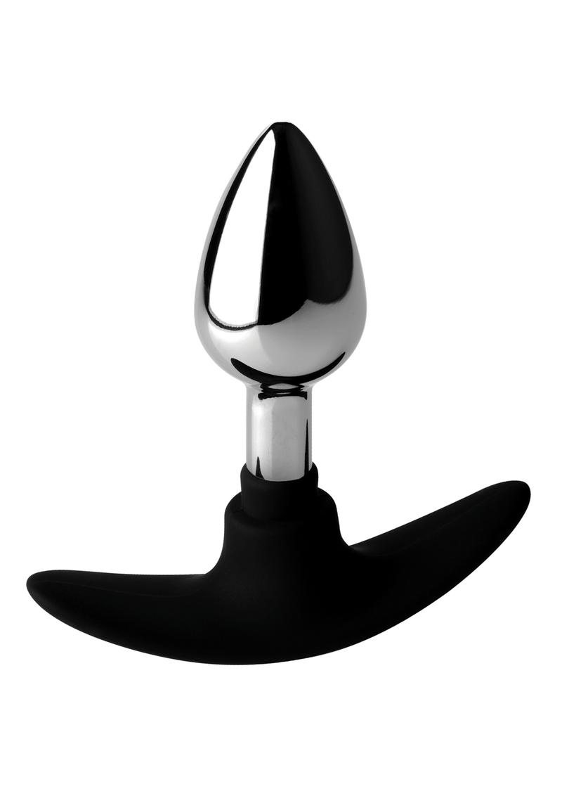Dark Invader Metal and Silicone Anal Plug