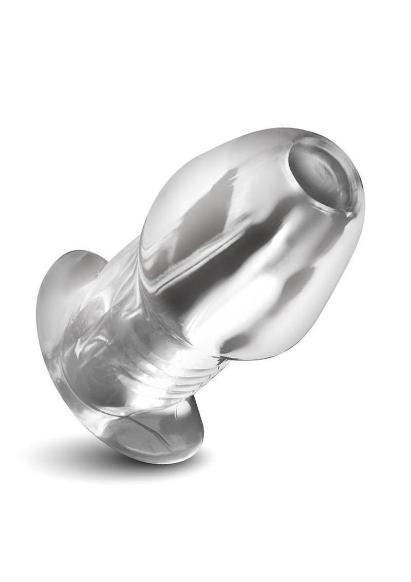 Dicked Clear Hollow Anal Plug