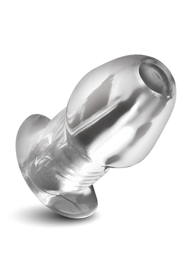 Dicked Clear Hollow Anal Plug