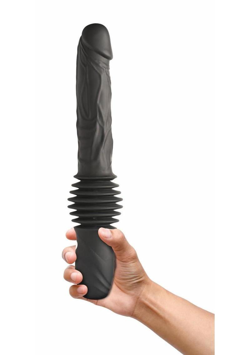 Double Pounder Vibrating Dildo Thruster