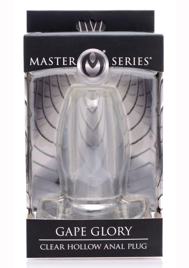 Gape Glory Clear Hollow Anal Plug – Master Series