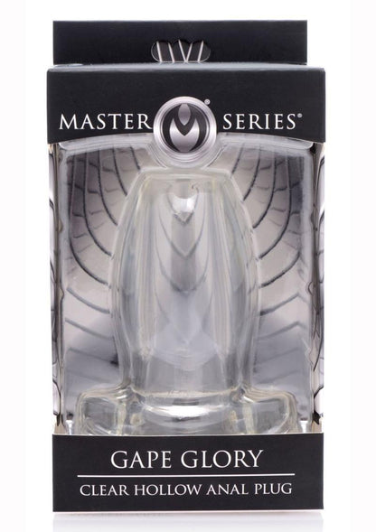 Gape Glory Clear Hollow Anal Plug – Master Series