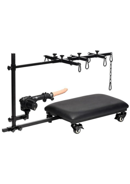 Master Series Hog Tie Restraint Rack with Sex Machine