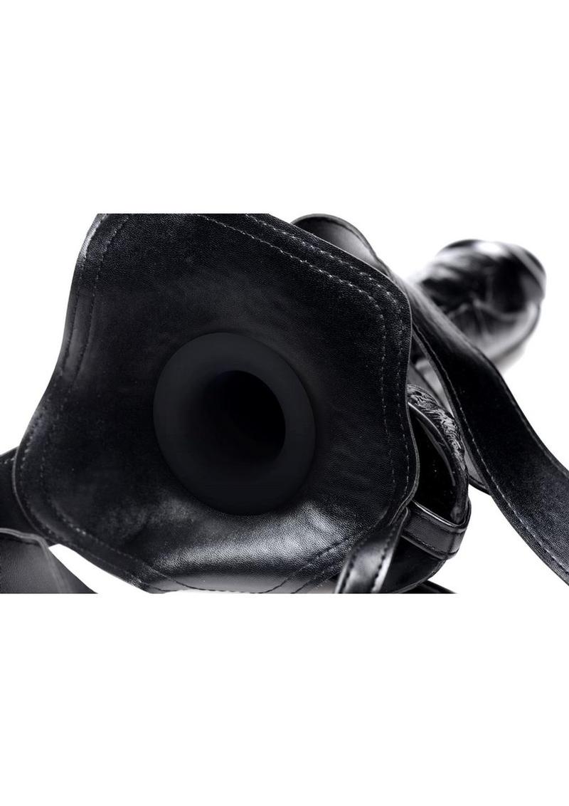 Master Series Infiltrator Hollow Strap-On Dildo with Adjustable Harness