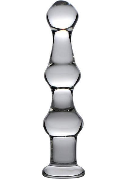 Master Series Mammoth 3 Bumps Advanced Stimulation Glass Dildo