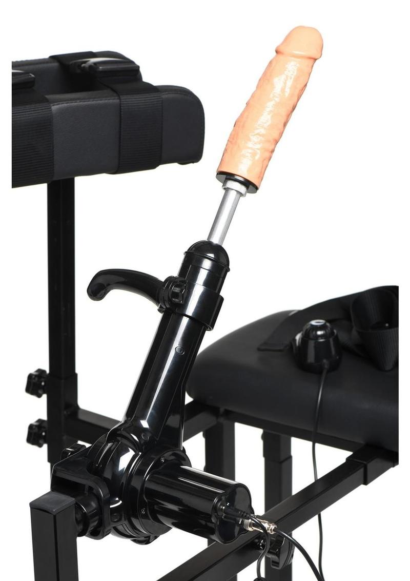 Master Series Ultimate Obedience Chair with Sex Machine