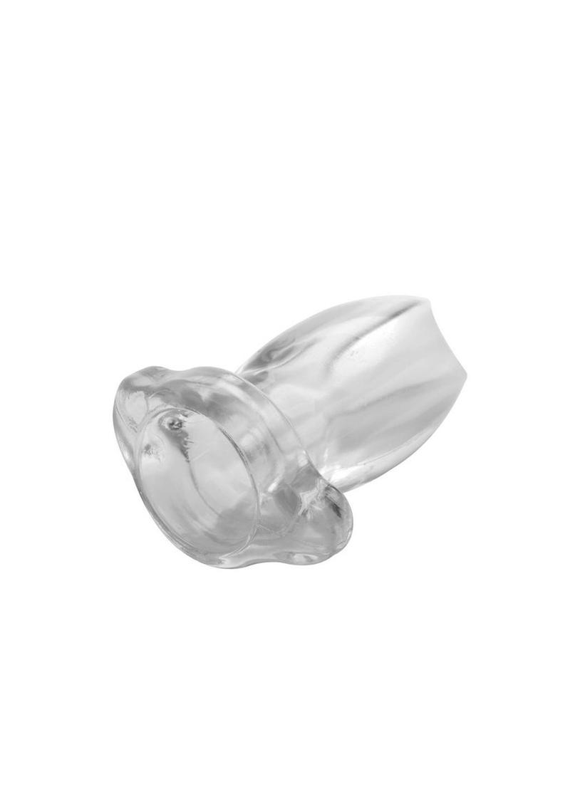 Peephole Clear Hollow Anal Plug